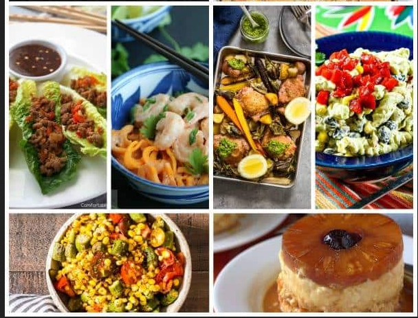Weekly menu